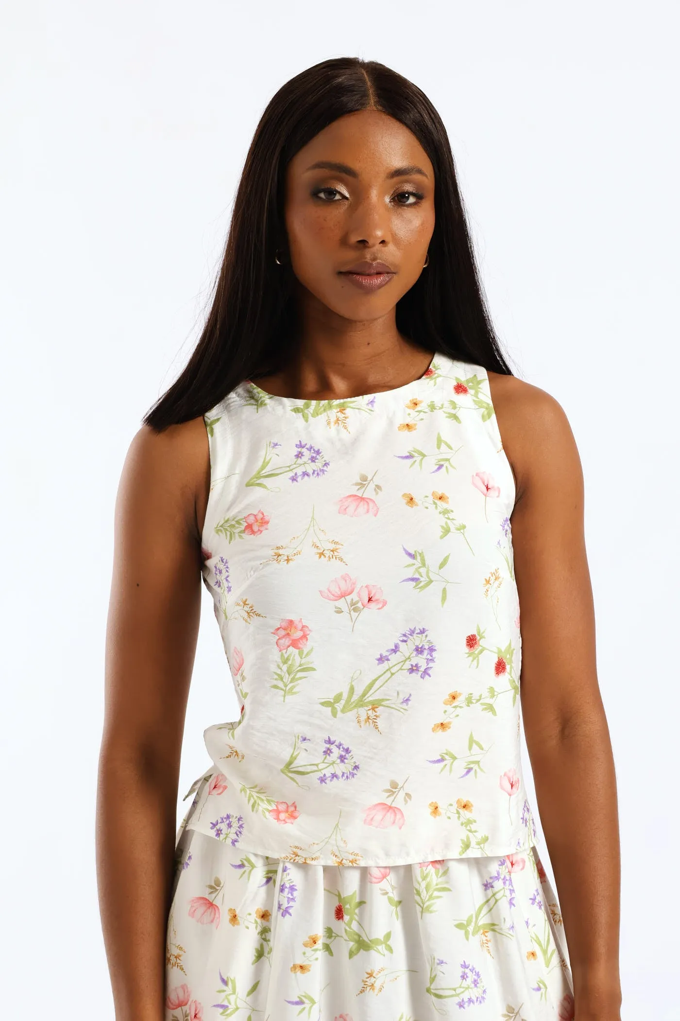 Garden Floral Shell Swing Tank - Cream sold by Edgars product image thumbnail 2