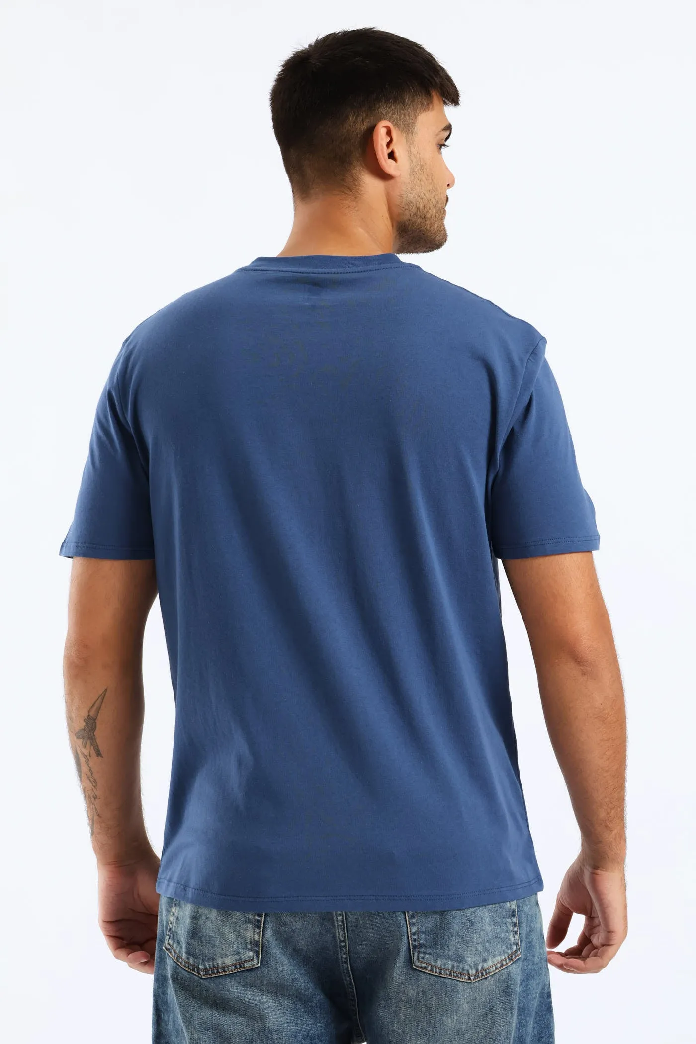 Ny Athletic Basic Print Tee - Blue sold by Edgars product image thumbnail 5