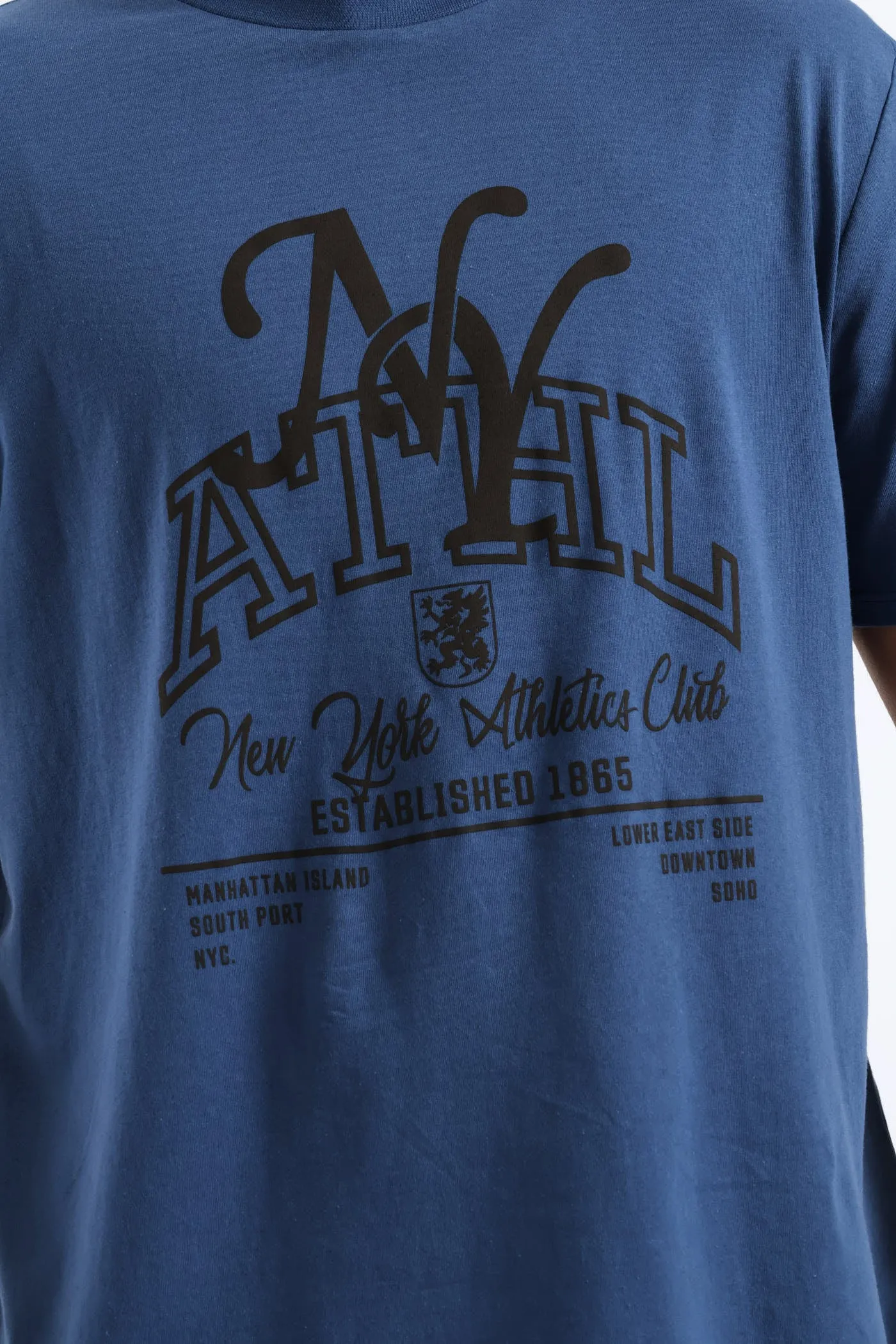 Ny Athletic Basic Print Tee - Blue sold by Edgars product image thumbnail 4
