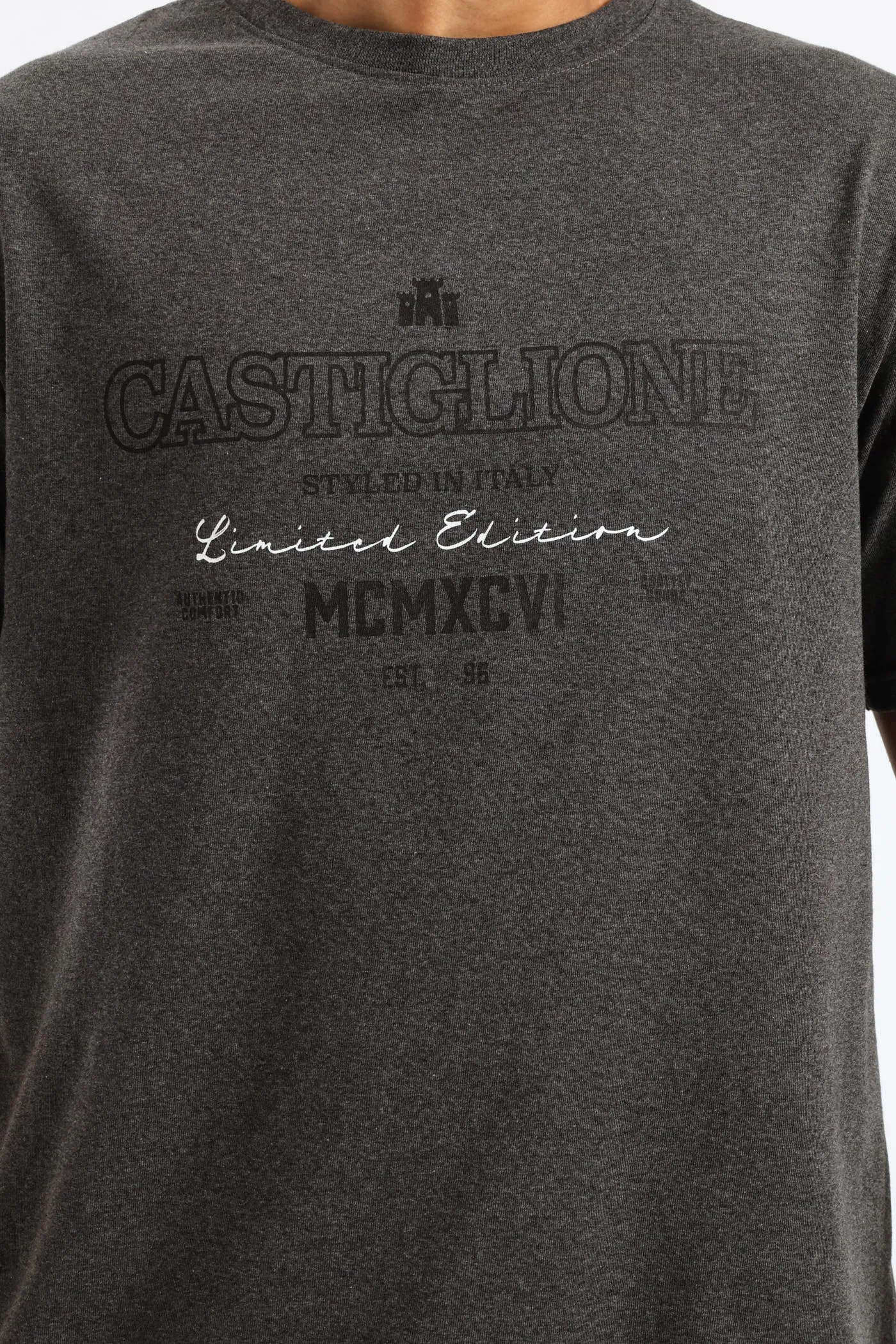 Legend Basic Print Tee - Charcoal sold by Edgars product image thumbnail 2