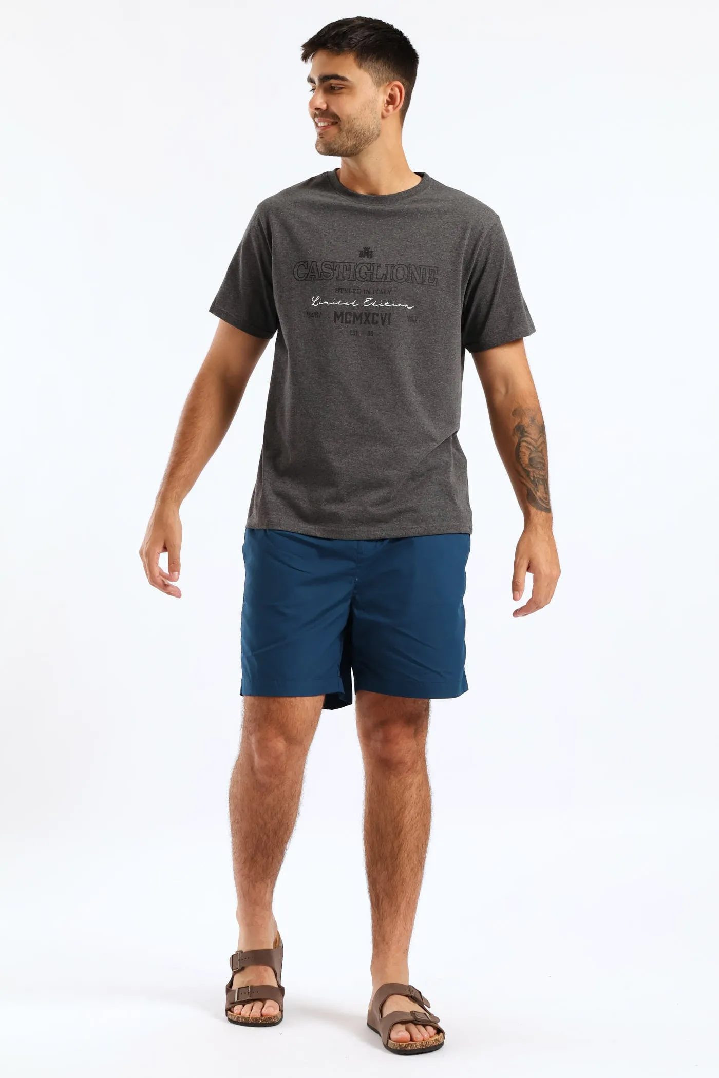 Legend Basic Print Tee - Charcoal sold by Edgars product image thumbnail 5