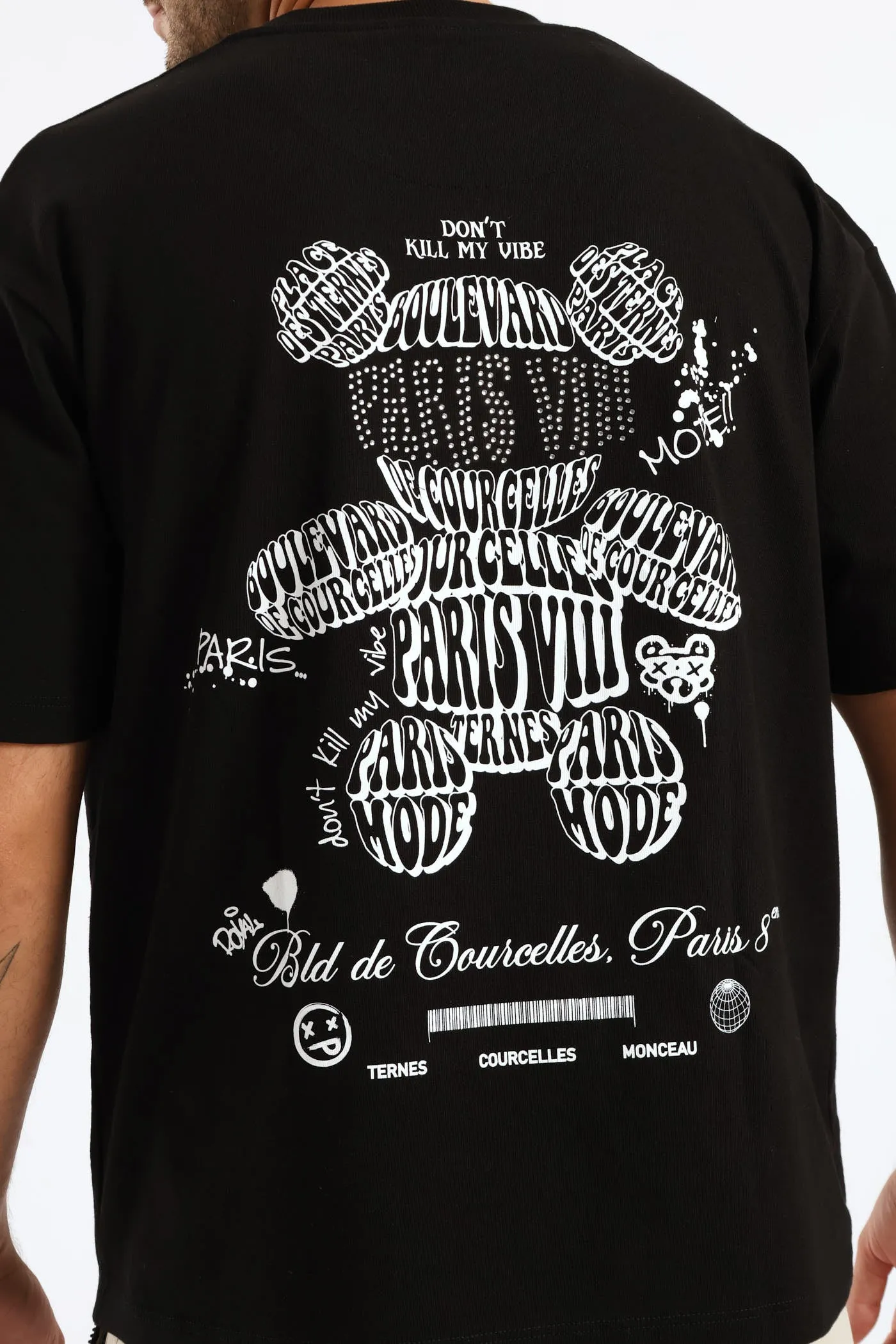 Teddy Bling Oversized Tee - Black sold by Edgars product image thumbnail 4