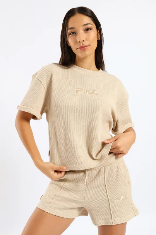 Flavia T-Shirt - Sand sold by Edgars