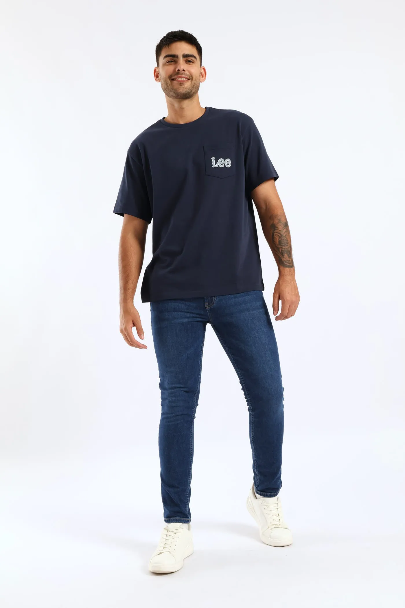 Eddie Tapered Denim - Indigo sold by Edgars