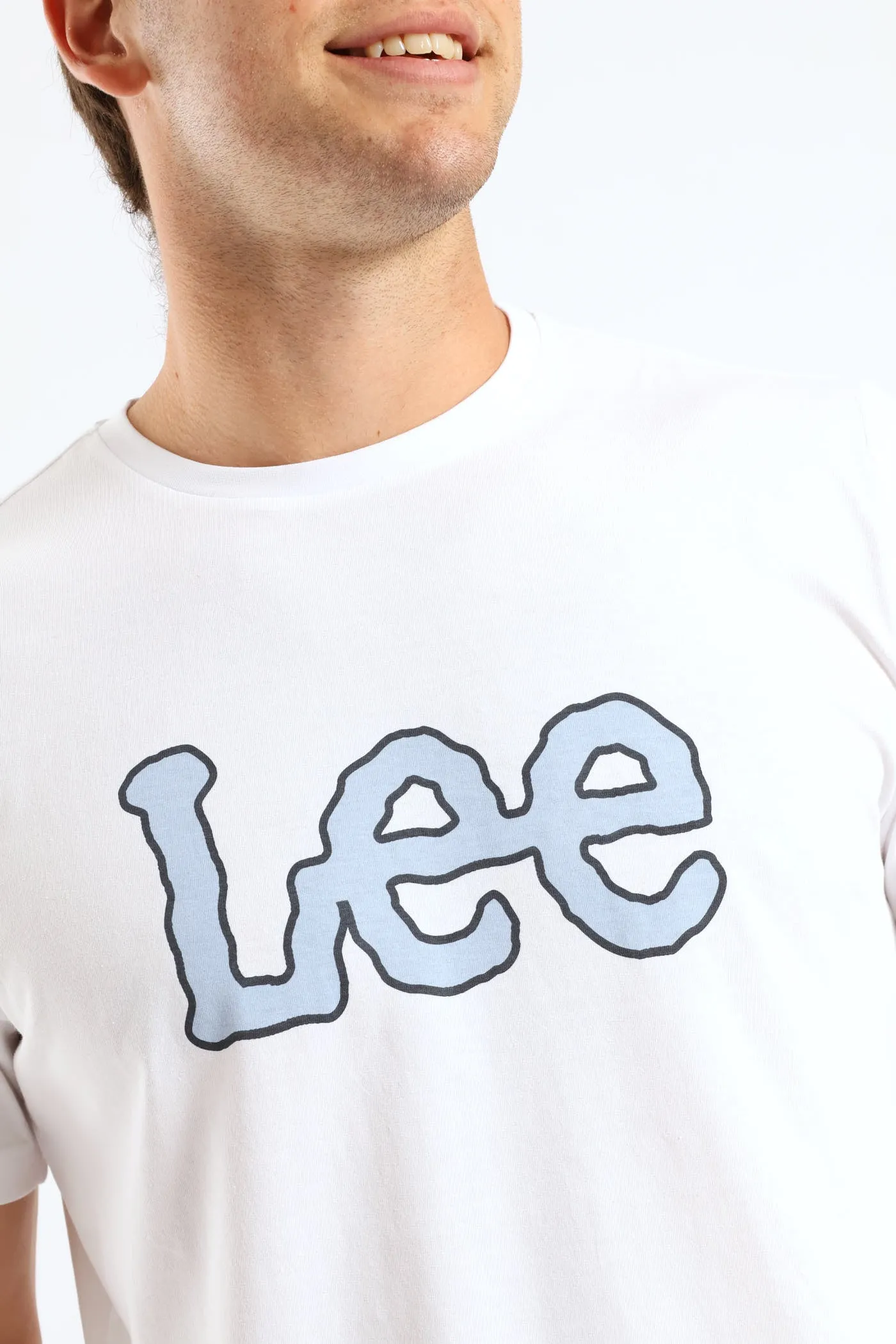 Large Logo Print Tee - White sold by Edgars product image thumbnail 2
