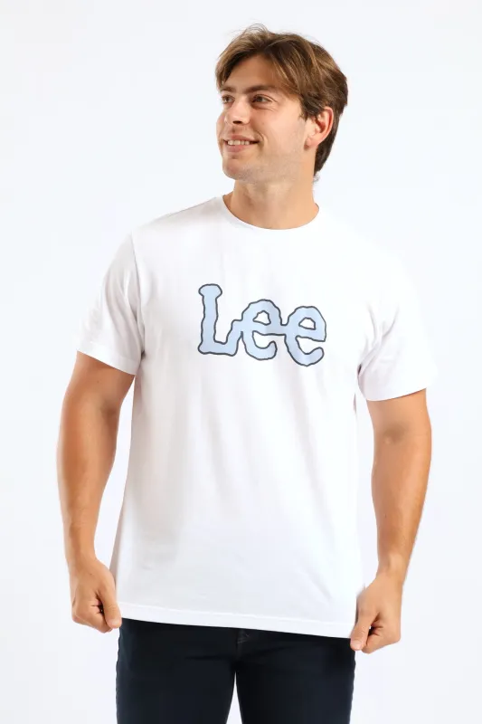 Large Logo Print Tee - White sold by Edgars