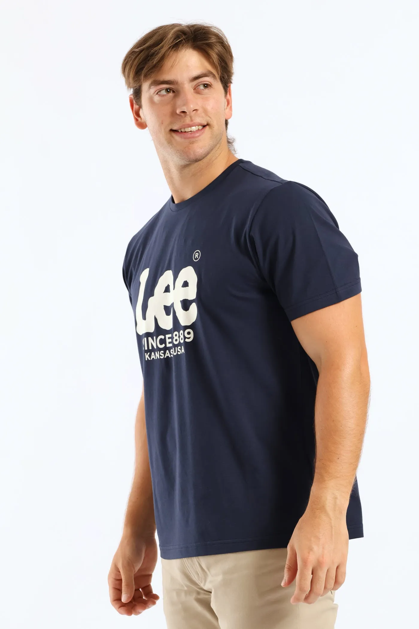 Outline Logo Tee - Navy sold by Edgars product image thumbnail 4