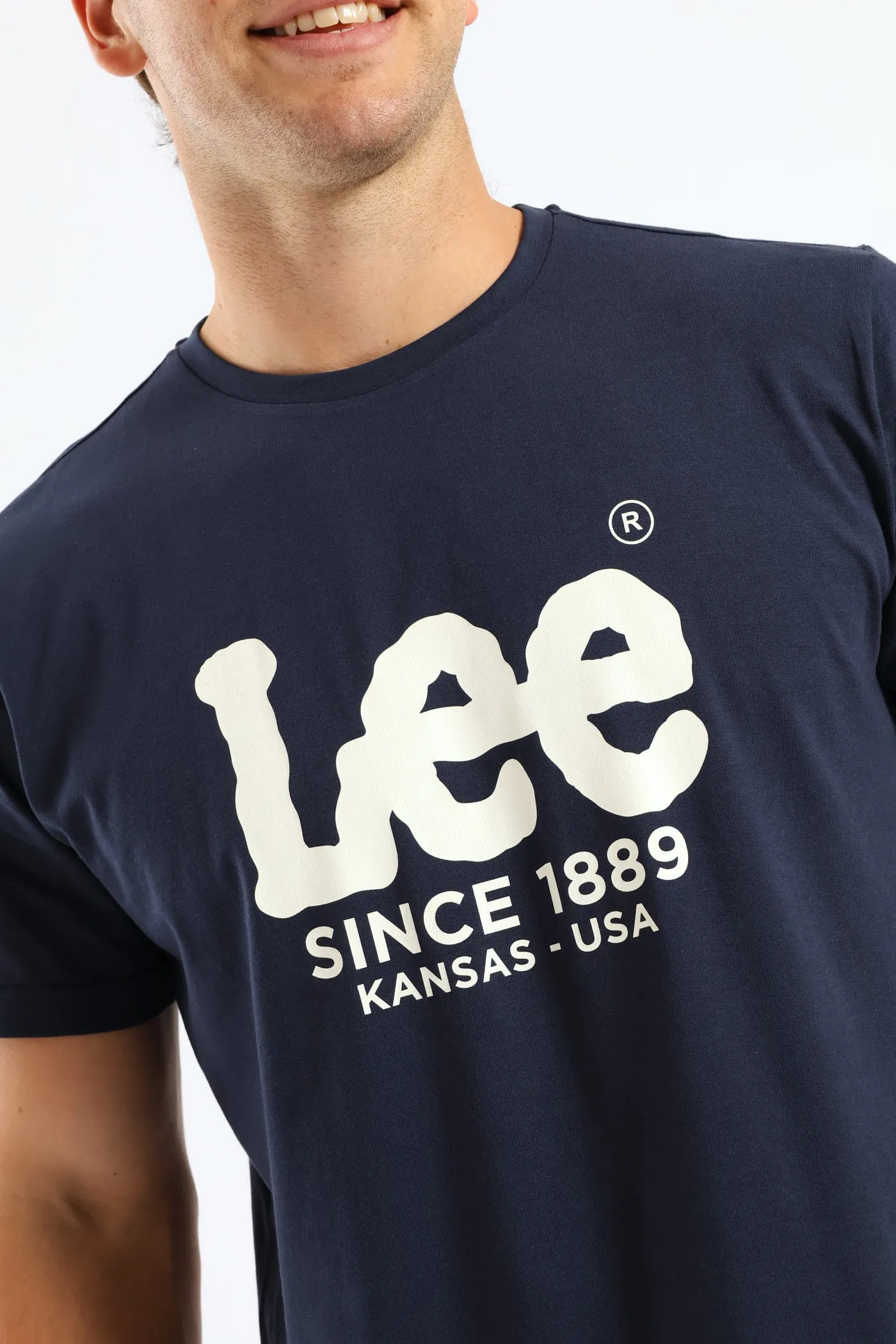 Outline Logo Tee - Navy sold by Edgars product image thumbnail 2