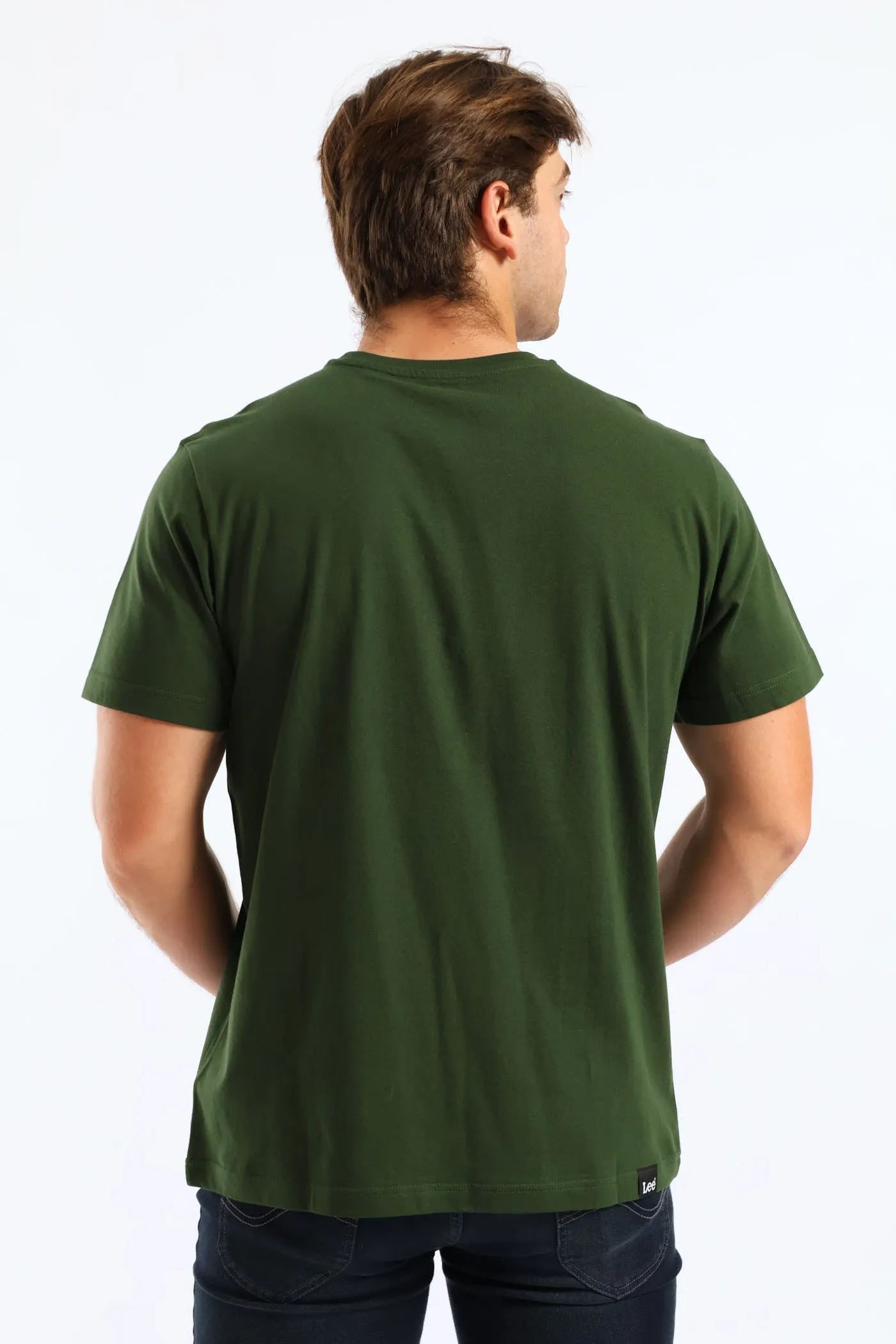 Outline Logo Tee - Moss Green sold by Edgars product image thumbnail 2