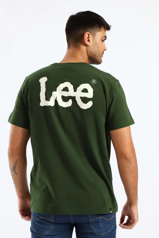 Wobbly Tee - Moss Green sold by Edgars