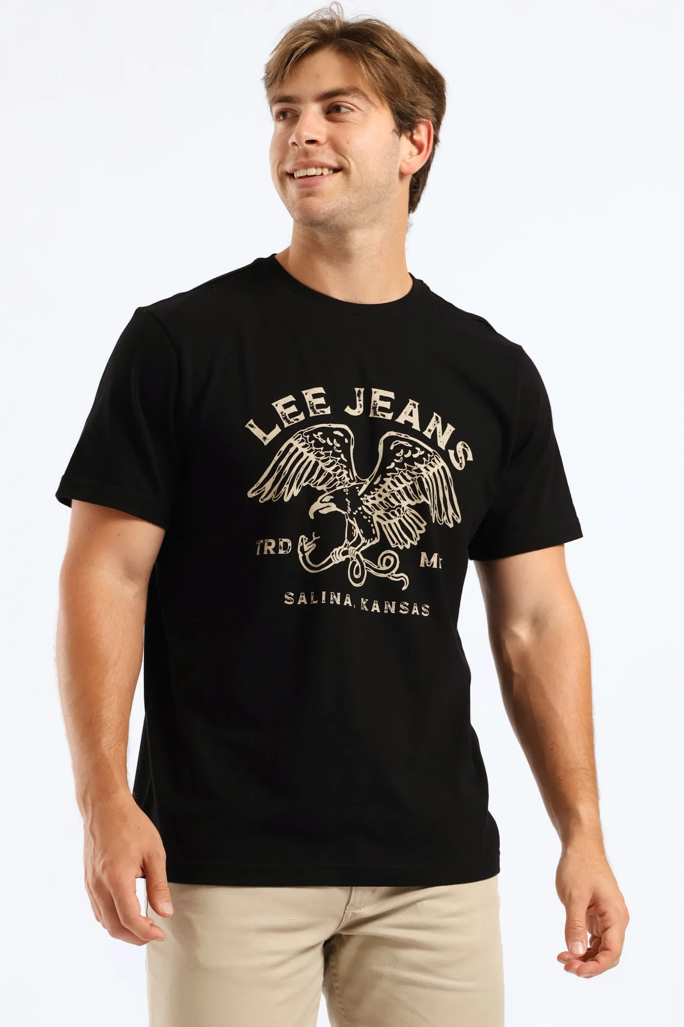 Kansas Bold Tee - Black sold by Edgars