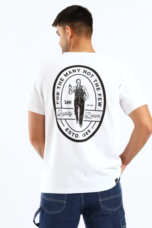 For The Many Tee - White sold by Edgars