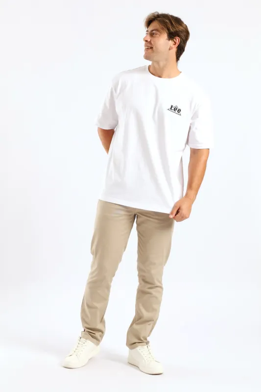 Slogan Tee - White made by Lee