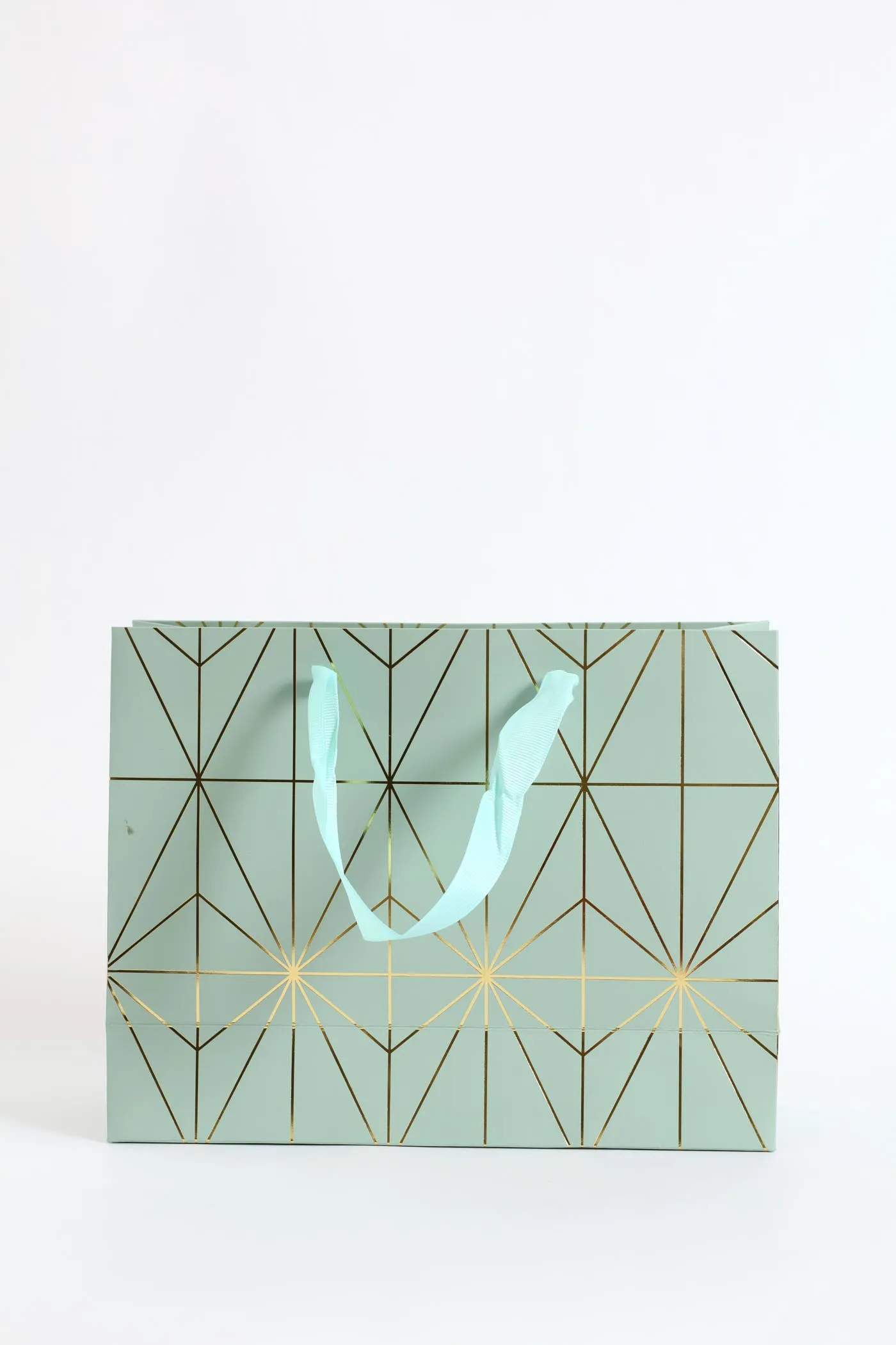 Diamond Foil Print Gift Bag - Sage sold by Edgars product image thumbnail 2