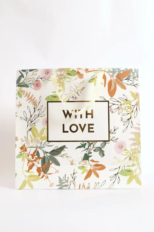 With Love Gift Bag - Light Pink sold by Edgars