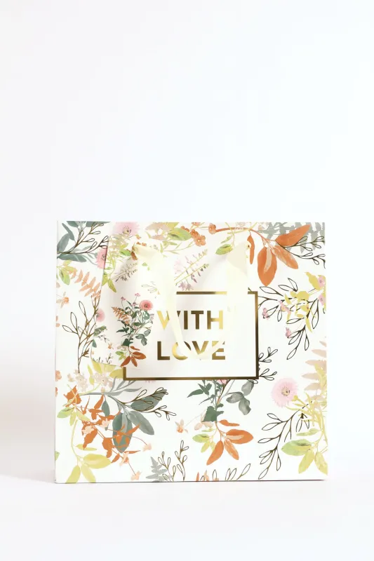 With Love Gift Bag - Light Pink sold by Edgars