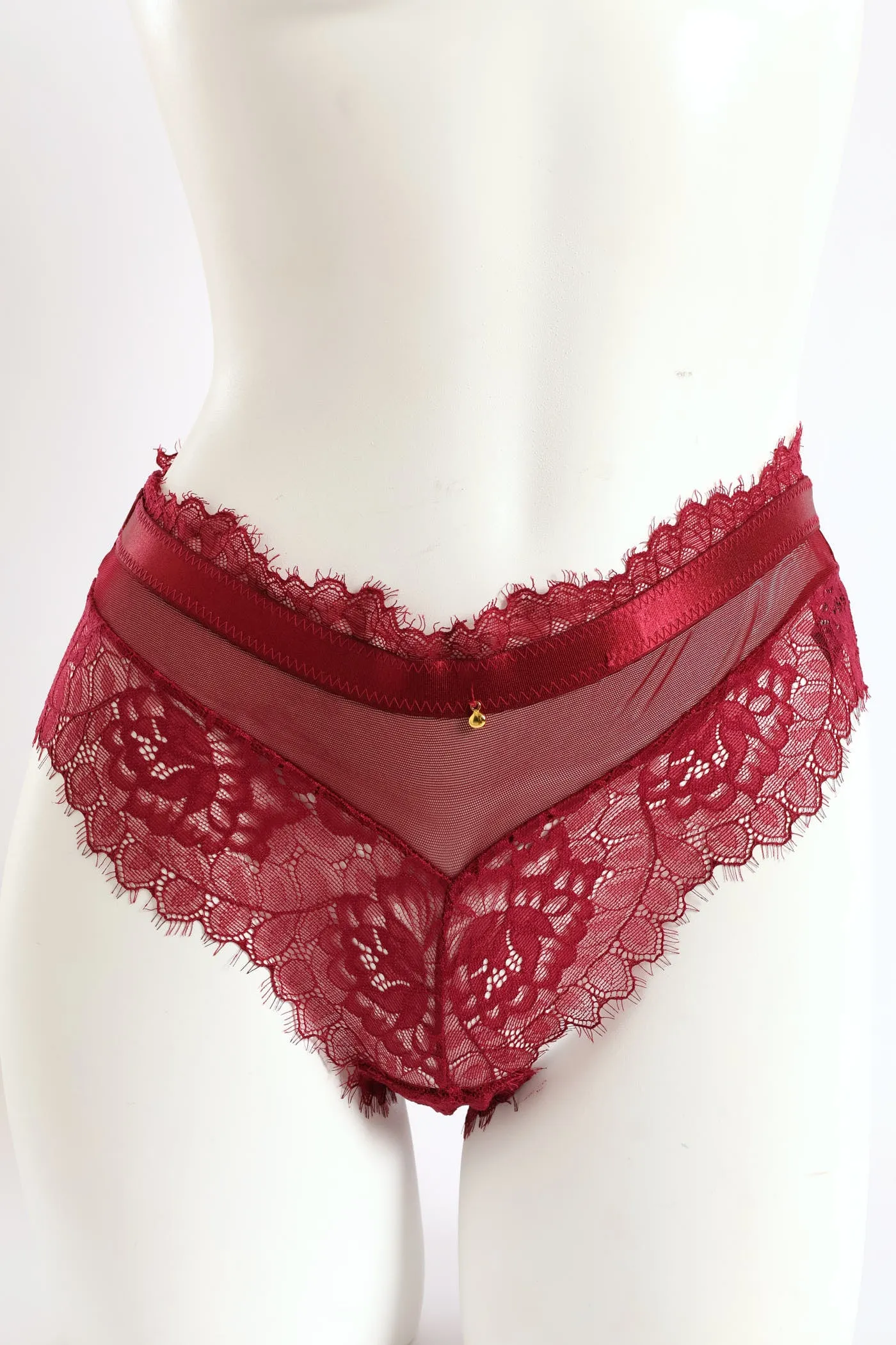 2 Pack Eyelash Lace Midi Panties - Multi sold by Edgars