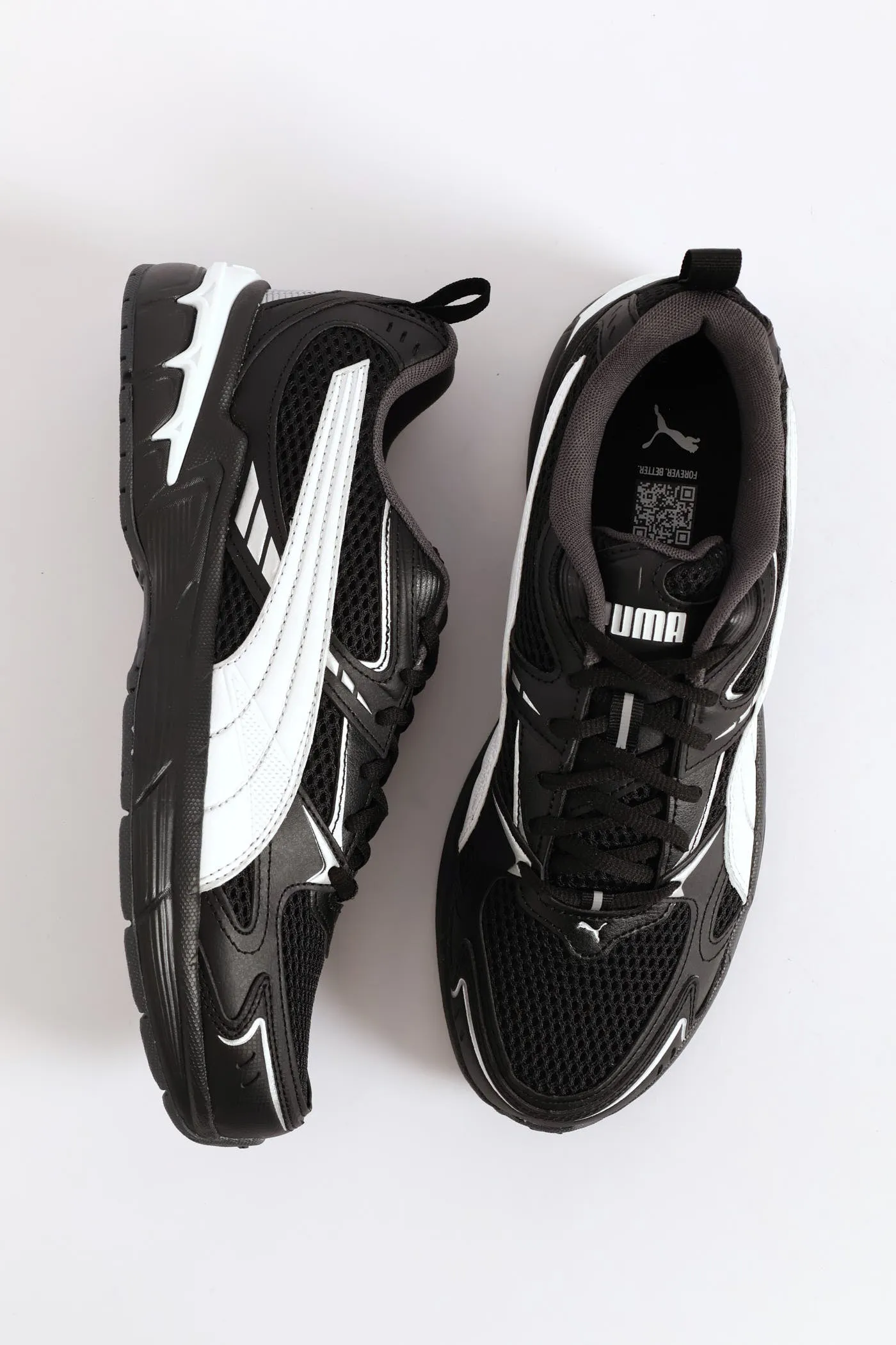 Milenio Tech 2000 Sneaker - Black/White sold by Edgars