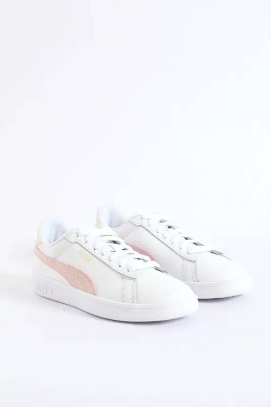 Smash 3.0 L Sneaker - White/Pink made by Puma