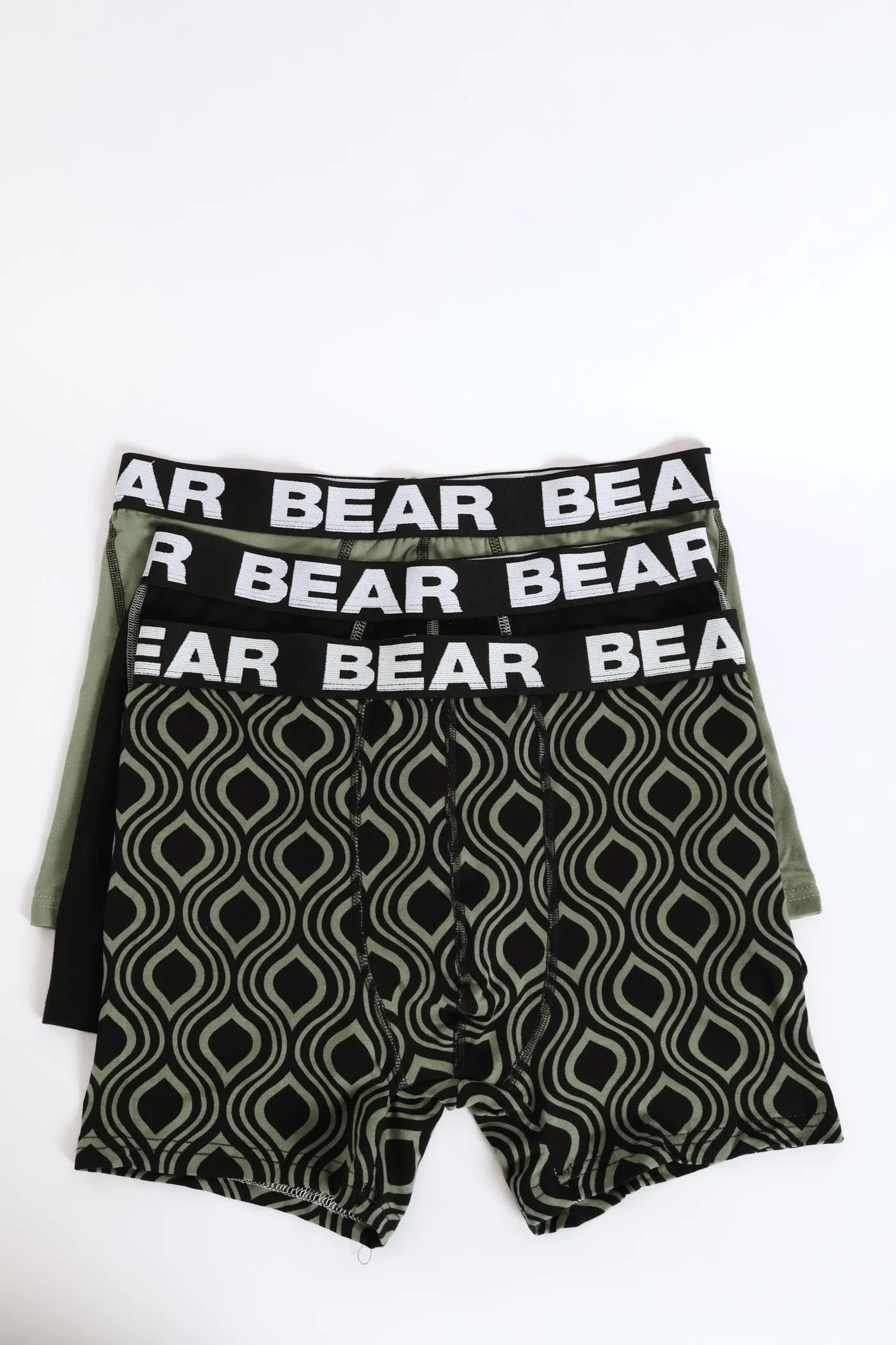 3 Pack Oriental Print Fashion Bodyshorts - Multi sold by Edgars