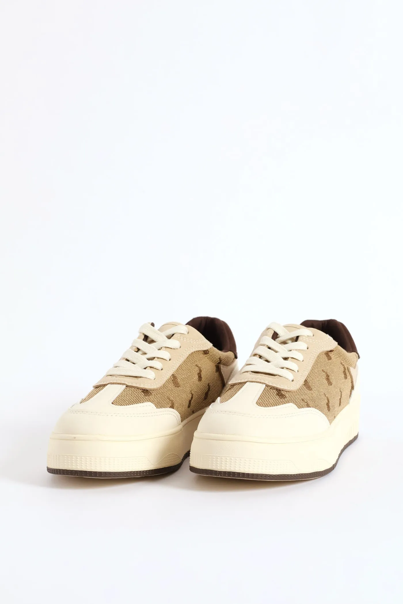 Panelled Jacquard Sneaker - Beige sold by Edgars product image thumbnail 5
