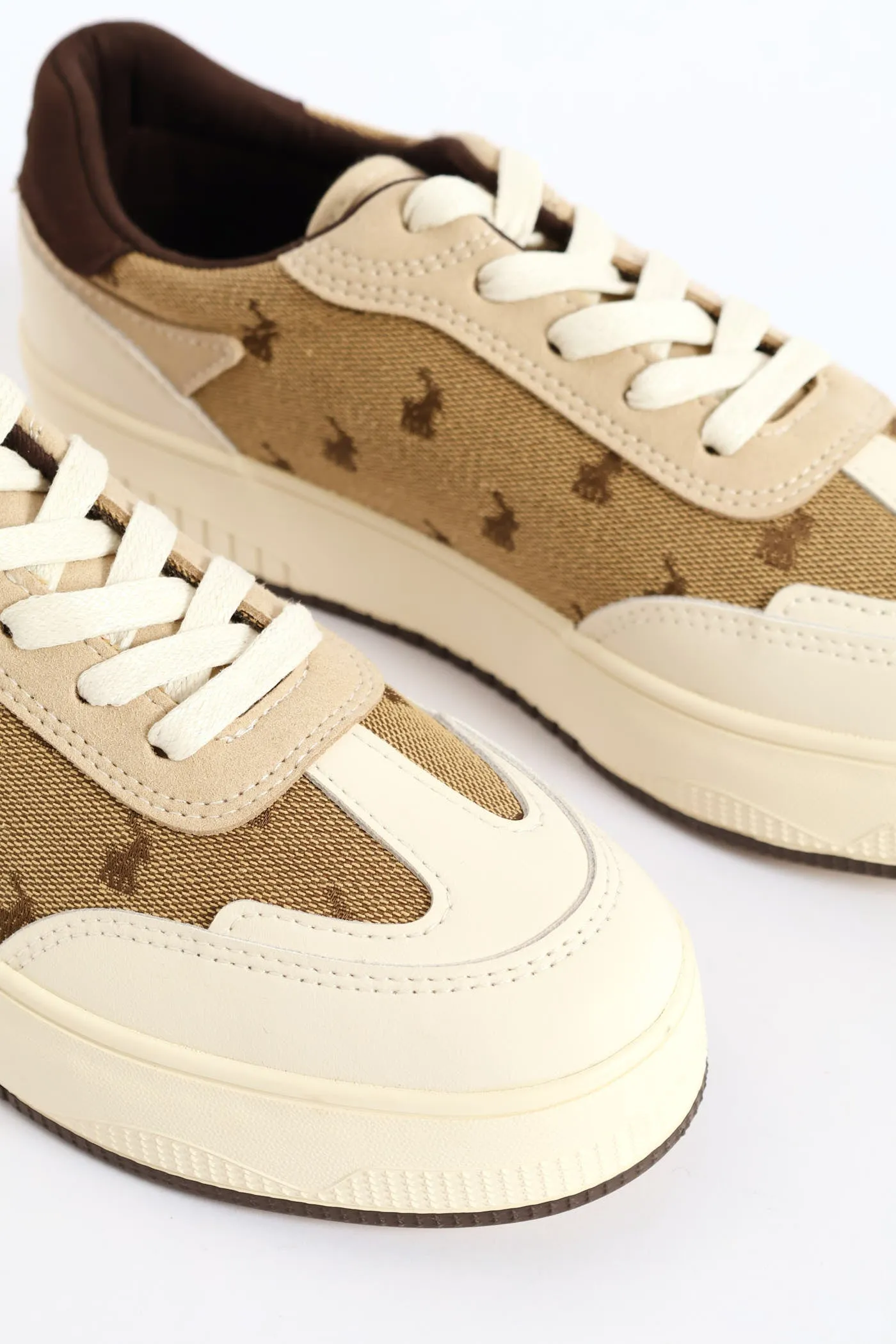 Panelled Jacquard Sneaker - Beige sold by Edgars product image thumbnail 2