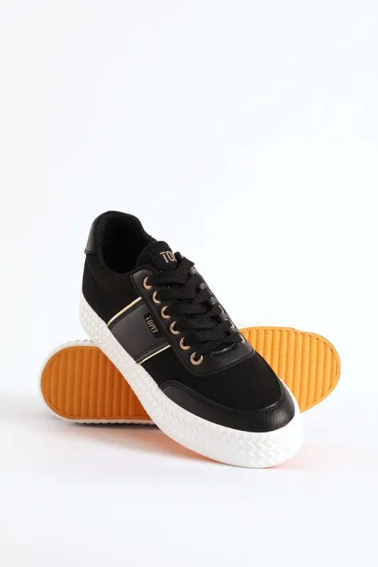 Danielle Pu Sneaker - Black sold by Edgars