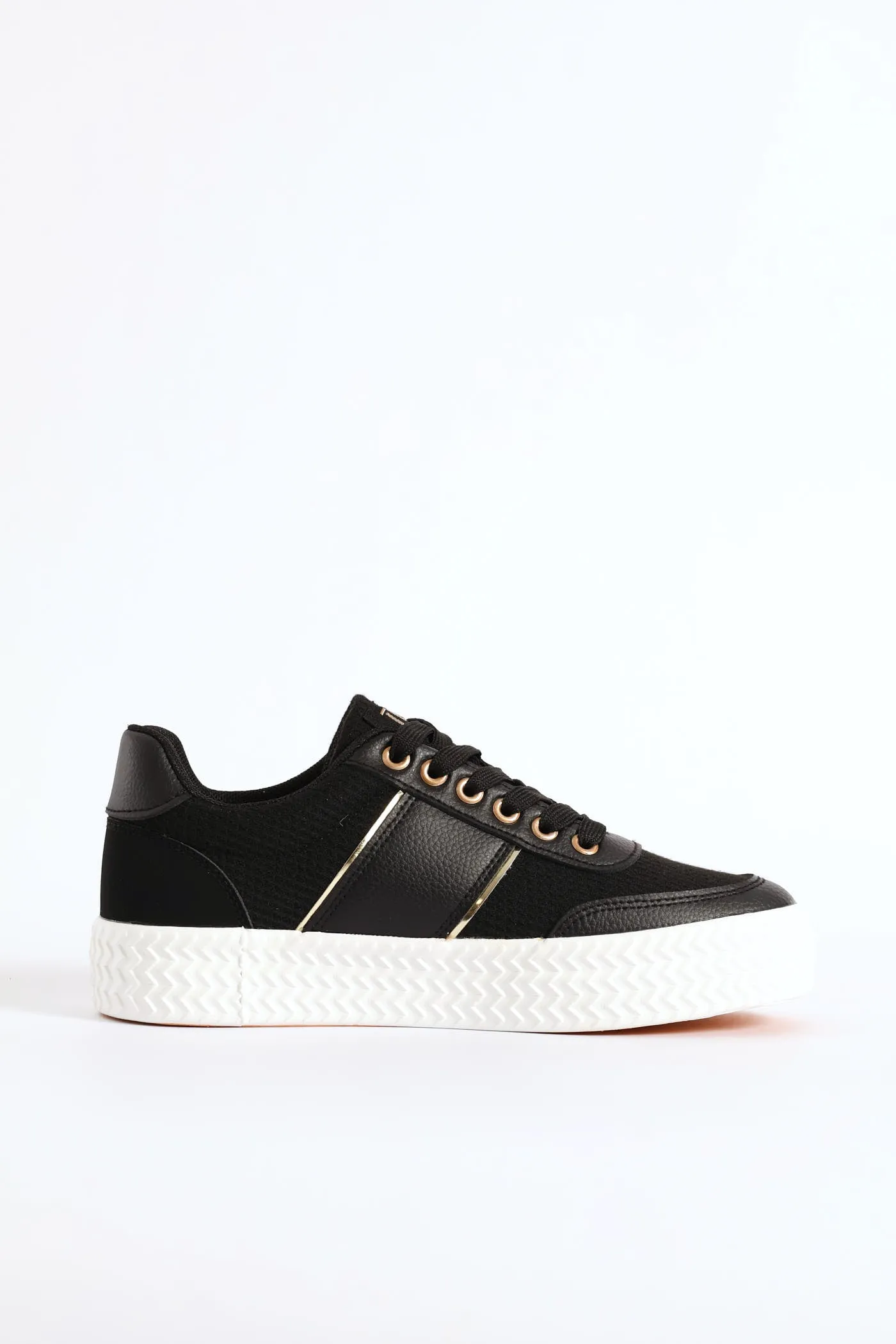 Danielle Pu Sneaker - Black sold by Edgars product image thumbnail 4