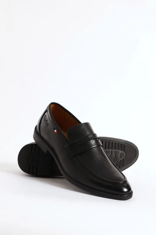 Penny Moccasin Formal Slip On - Black sold by Edgars