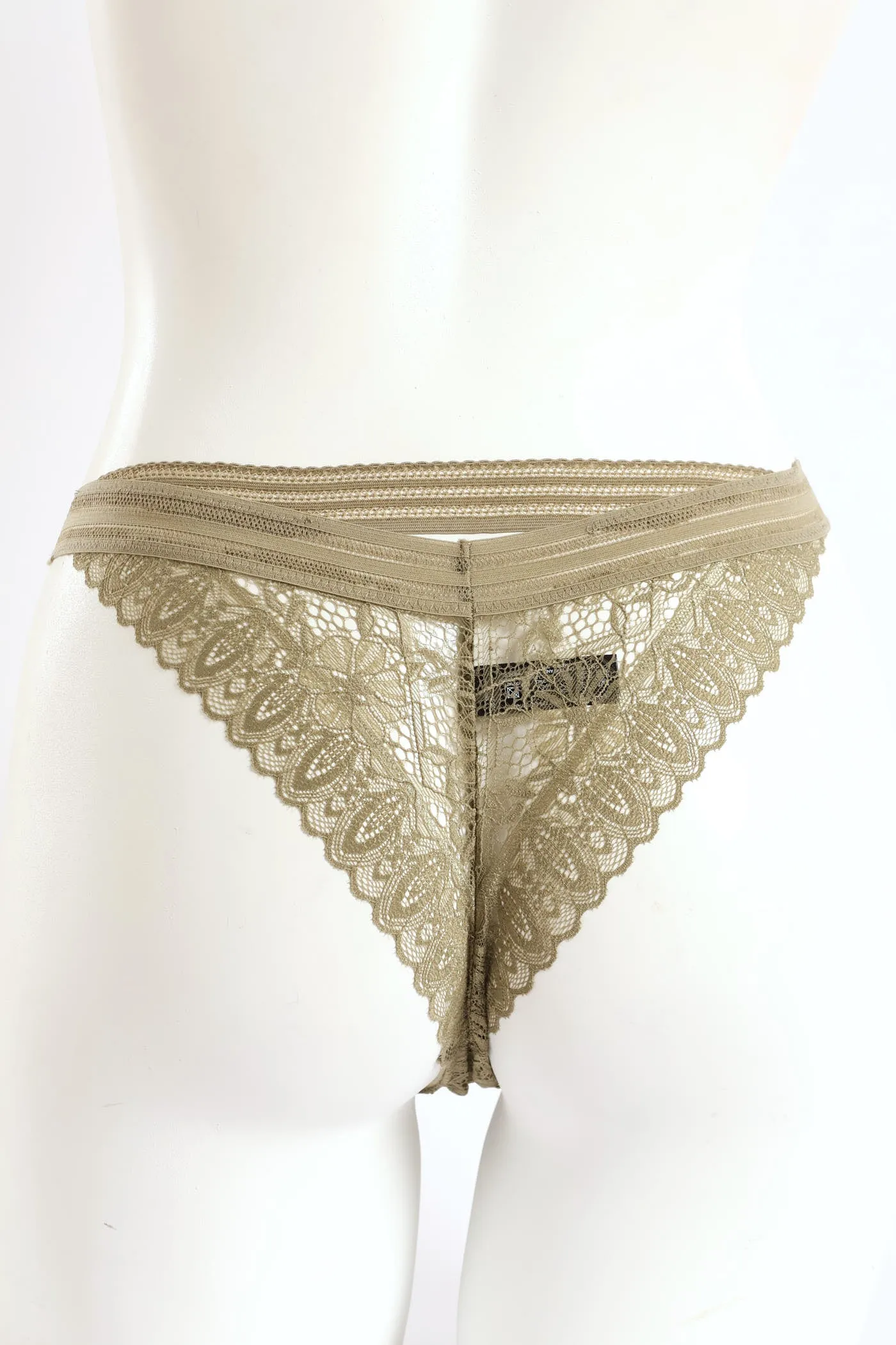 Full Lace Brazilian Panty - Khaki sold by Edgars product image thumbnail 2