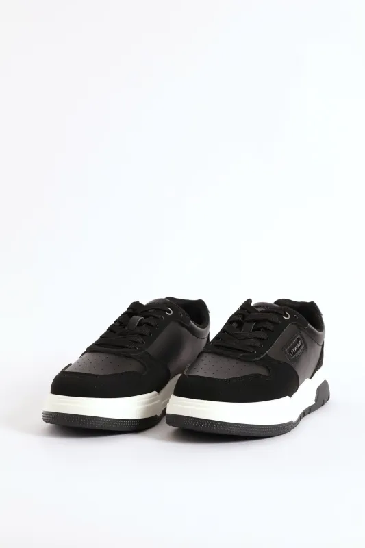 Jagged 1 Wax Nubuck Sneaker - Black sold by Edgars