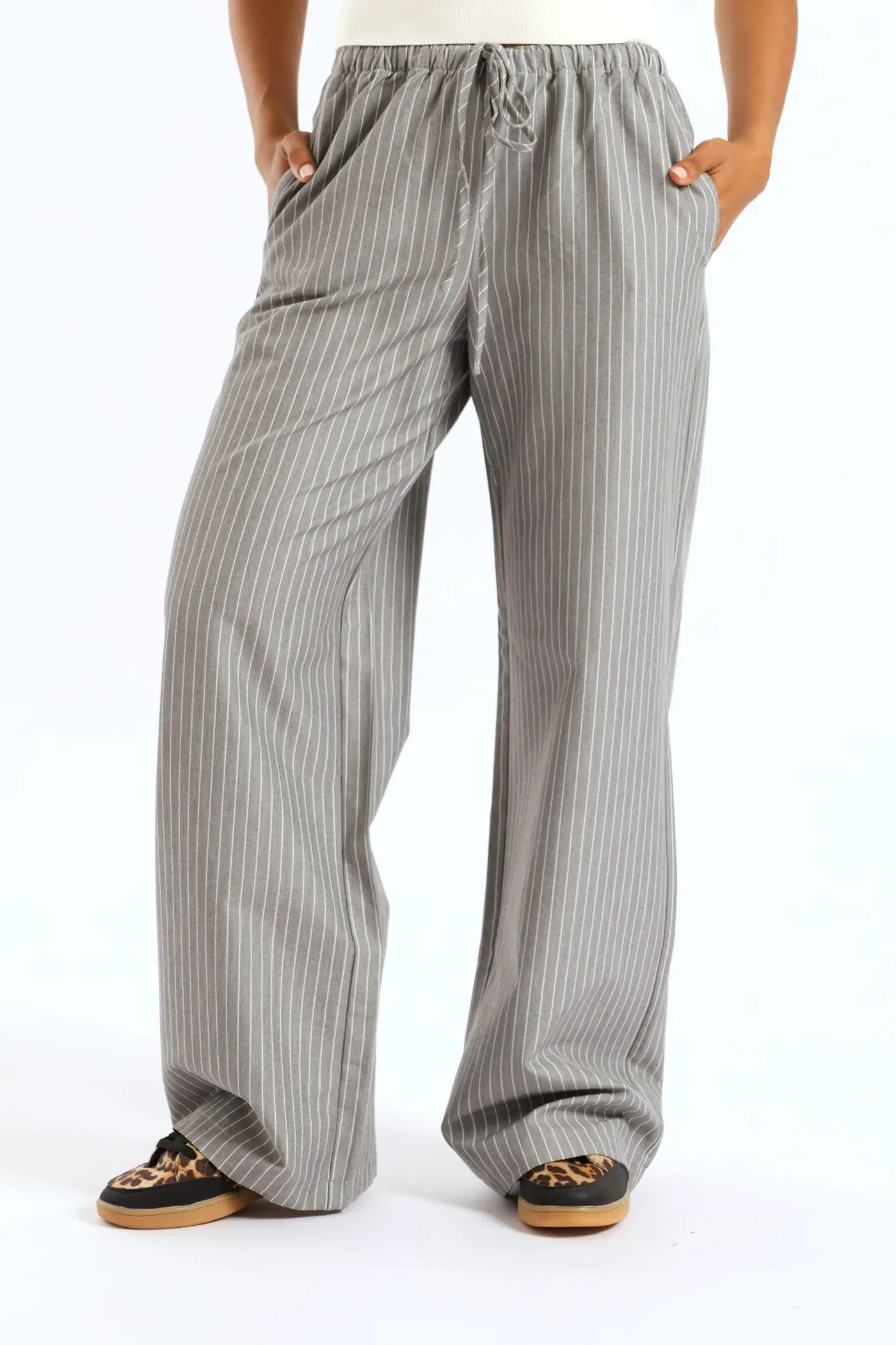 Mid Rise Straight Leg Pant - Grey/White sold by Edgars product image thumbnail 2