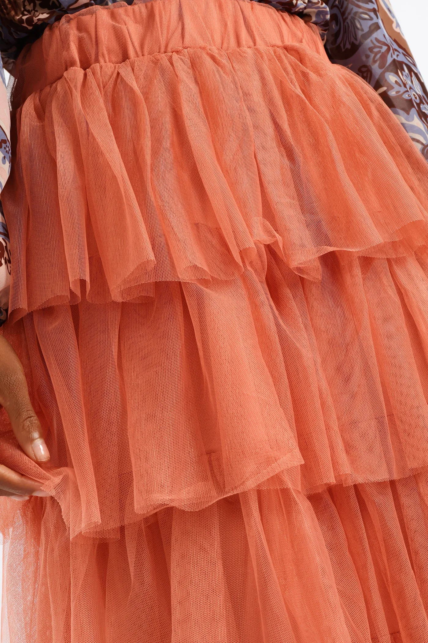 Rara Tiered Midi Skirt - Blush sold by Edgars product image thumbnail 4