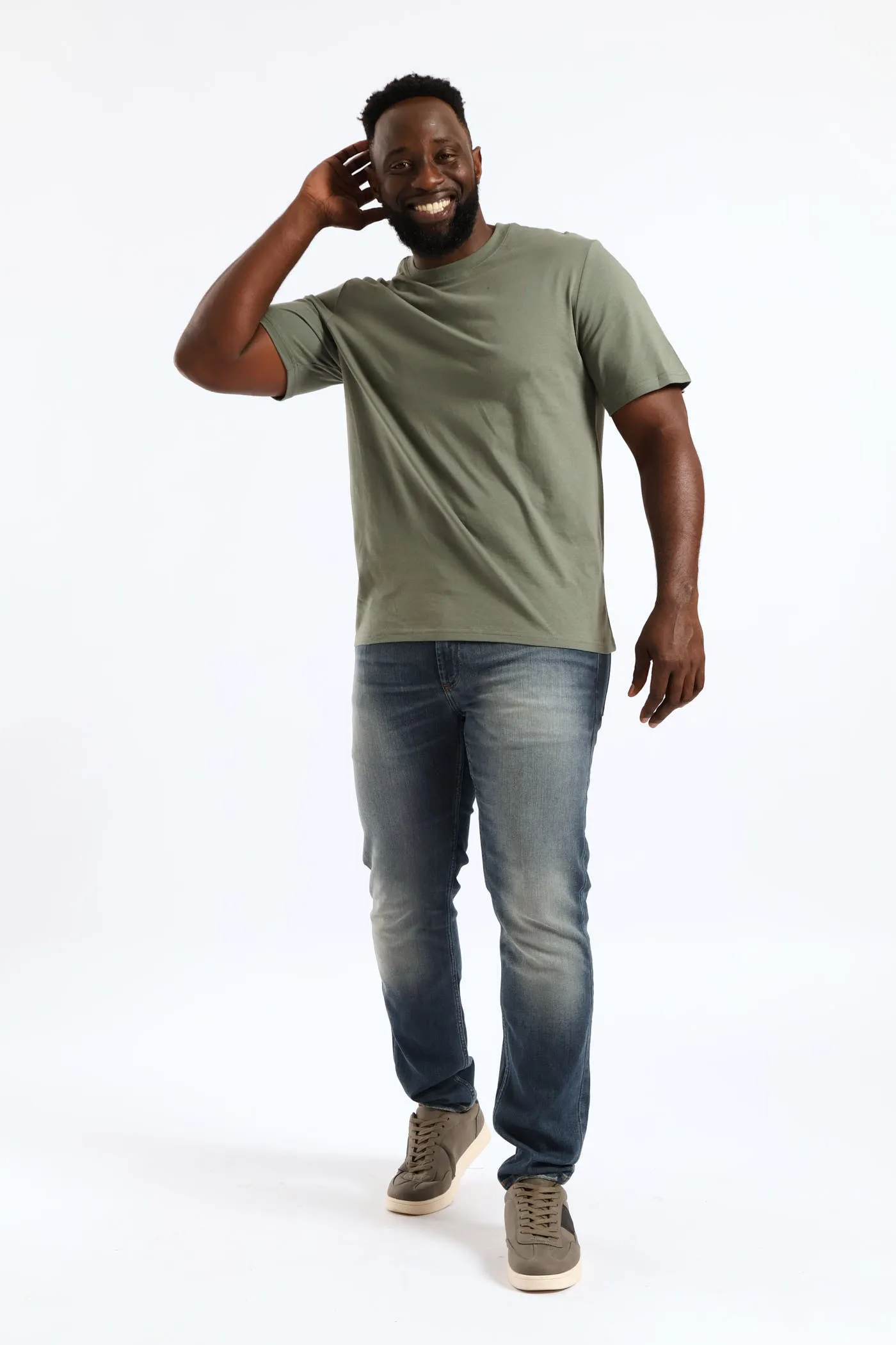 Plain Crew Tee - Moss Green sold by Edgars product image thumbnail 5
