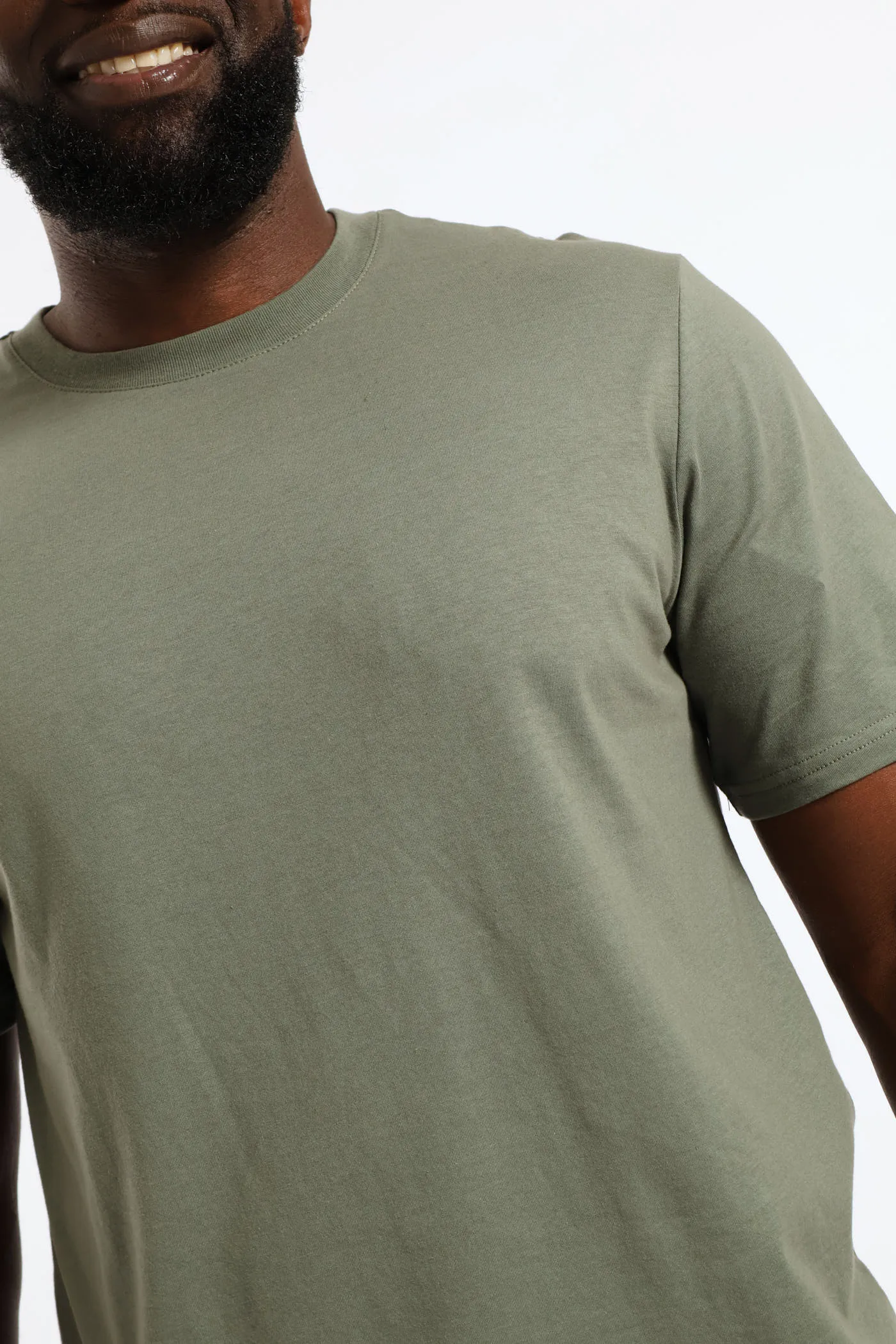Plain Crew Tee - Moss Green sold by Edgars product image thumbnail 2