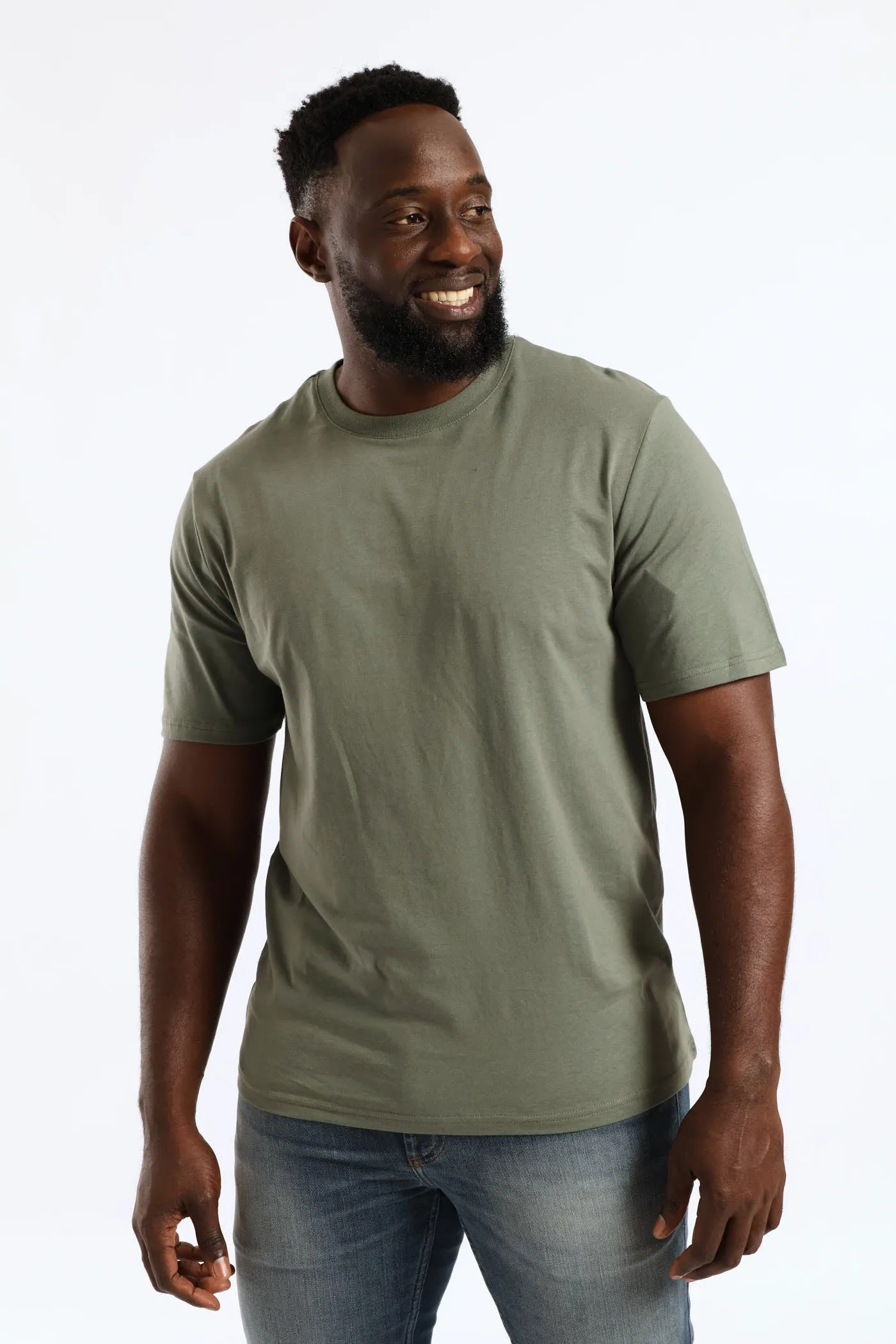 Plain Crew Tee - Moss Green sold by Edgars product image thumbnail 3