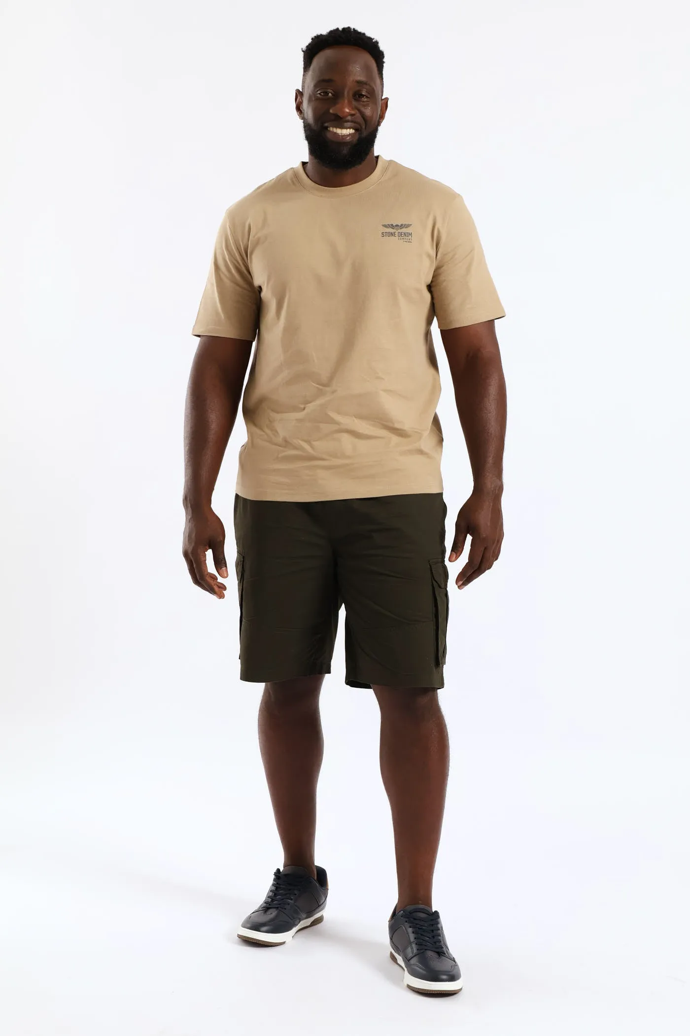 Wings Stone Denim Company Heavy Weight T-Shirt - Taupe sold by Edgars product image thumbnail 5