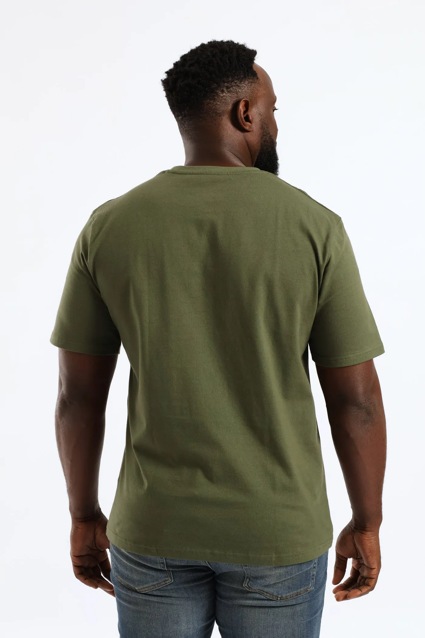 Ellipse Heavy Weight Tee - Olive sold by Edgars product image thumbnail 5