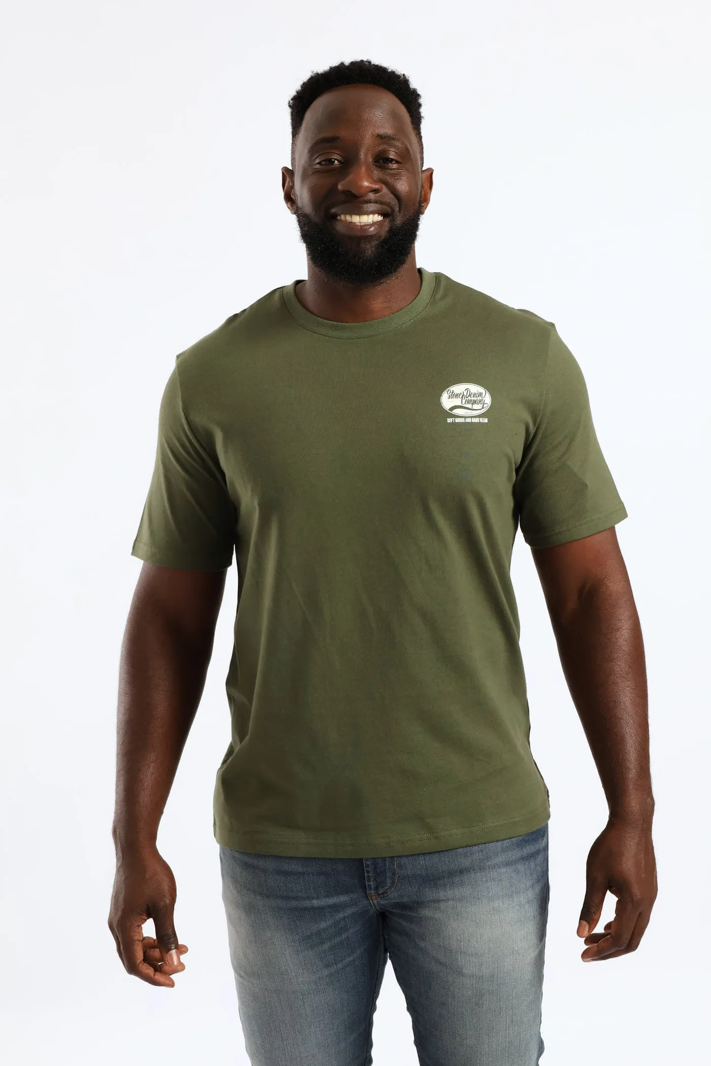 Ellipse Heavy Weight Tee - Olive sold by Edgars product image thumbnail 4