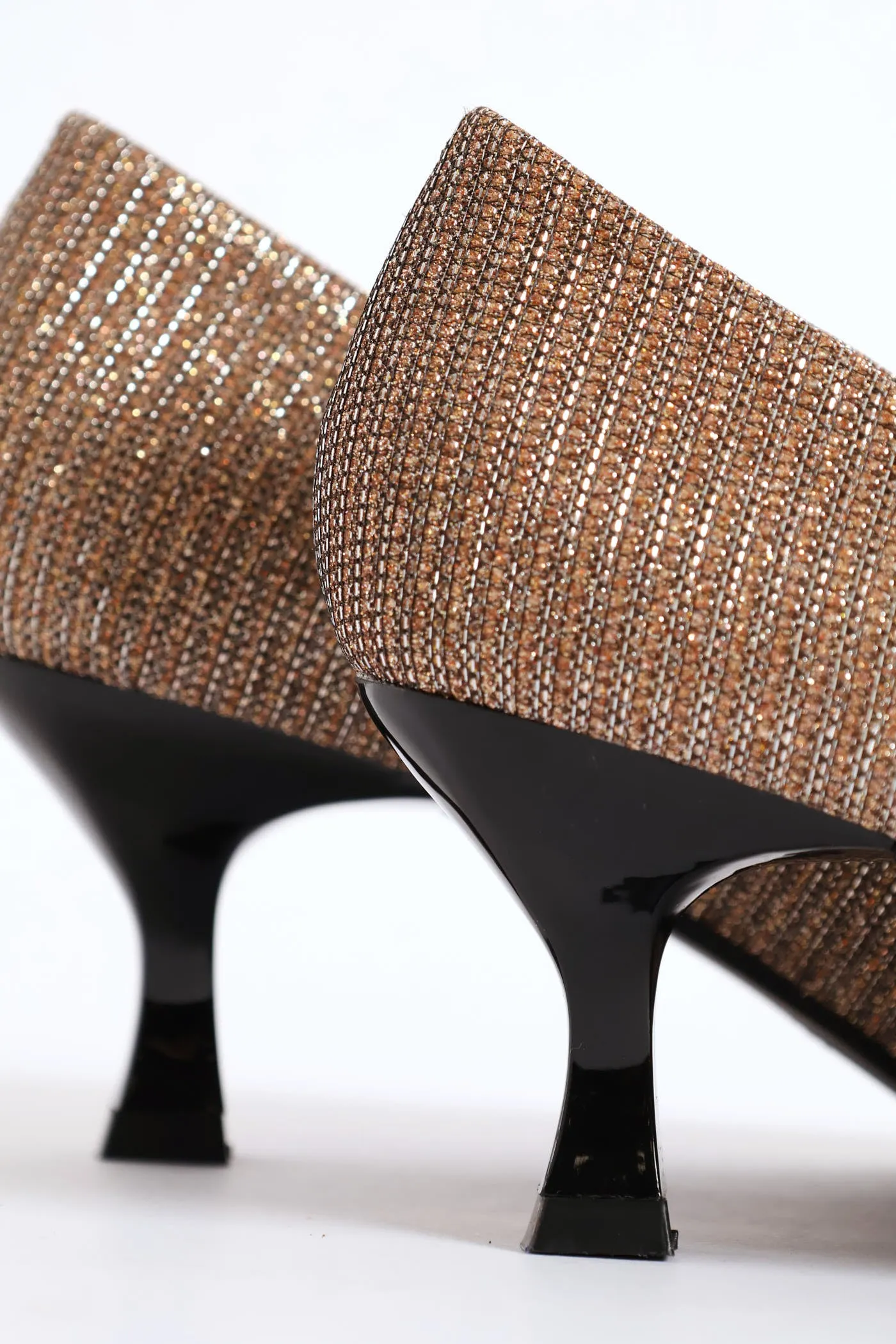 Lurex Kitten Court Heel - Gold sold by Edgars product image thumbnail 2