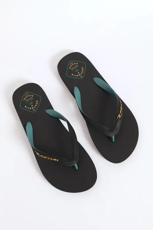 Desto Bloom Open Toe Flip Flop - Black sold by Edgars