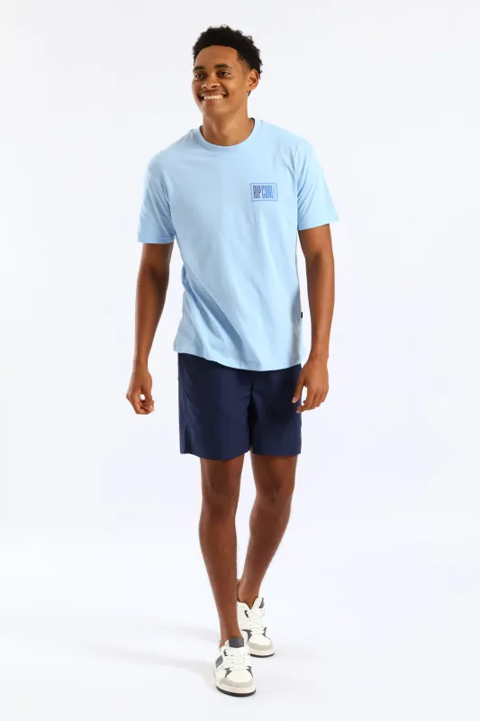 Beach Street Tee - Light Blue made by Ripcurl