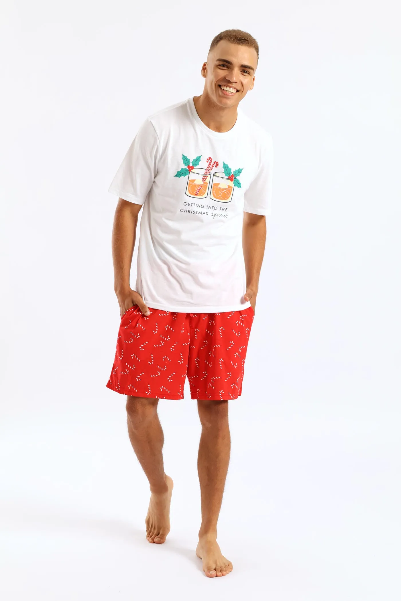 Christmas Print Knit Tee - White sold by Edgars product image thumbnail 2
