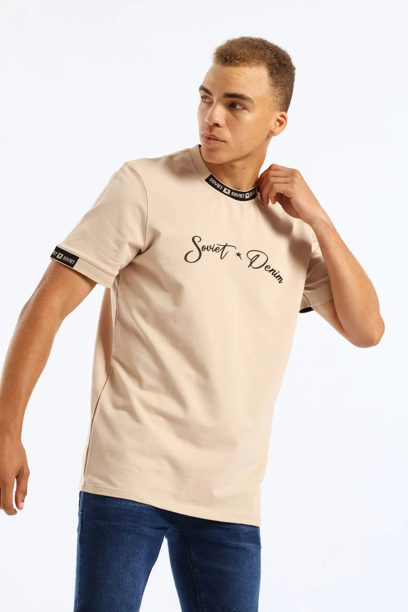 Anchor Tee - Stone sold by Edgars