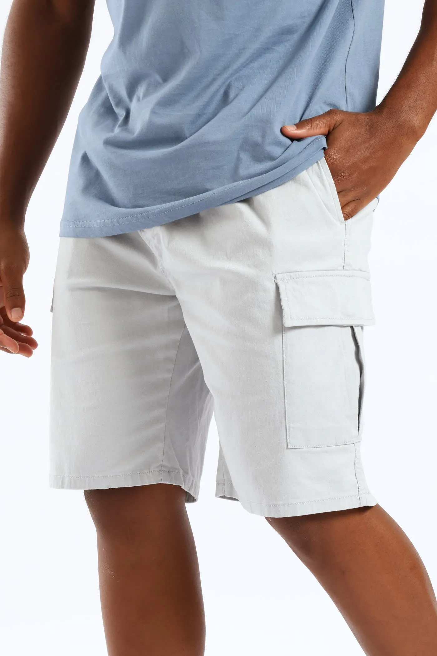 Basic Cargo Shorts - Light Grey sold by Edgars product image thumbnail 2