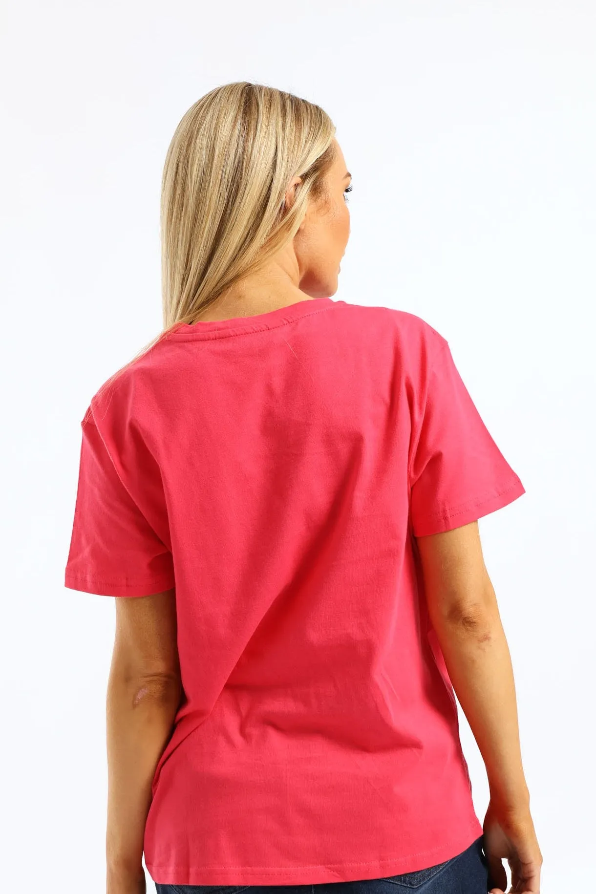 Tres Chic Slogan Tee - Electric Pink sold by Edgars product image thumbnail 4