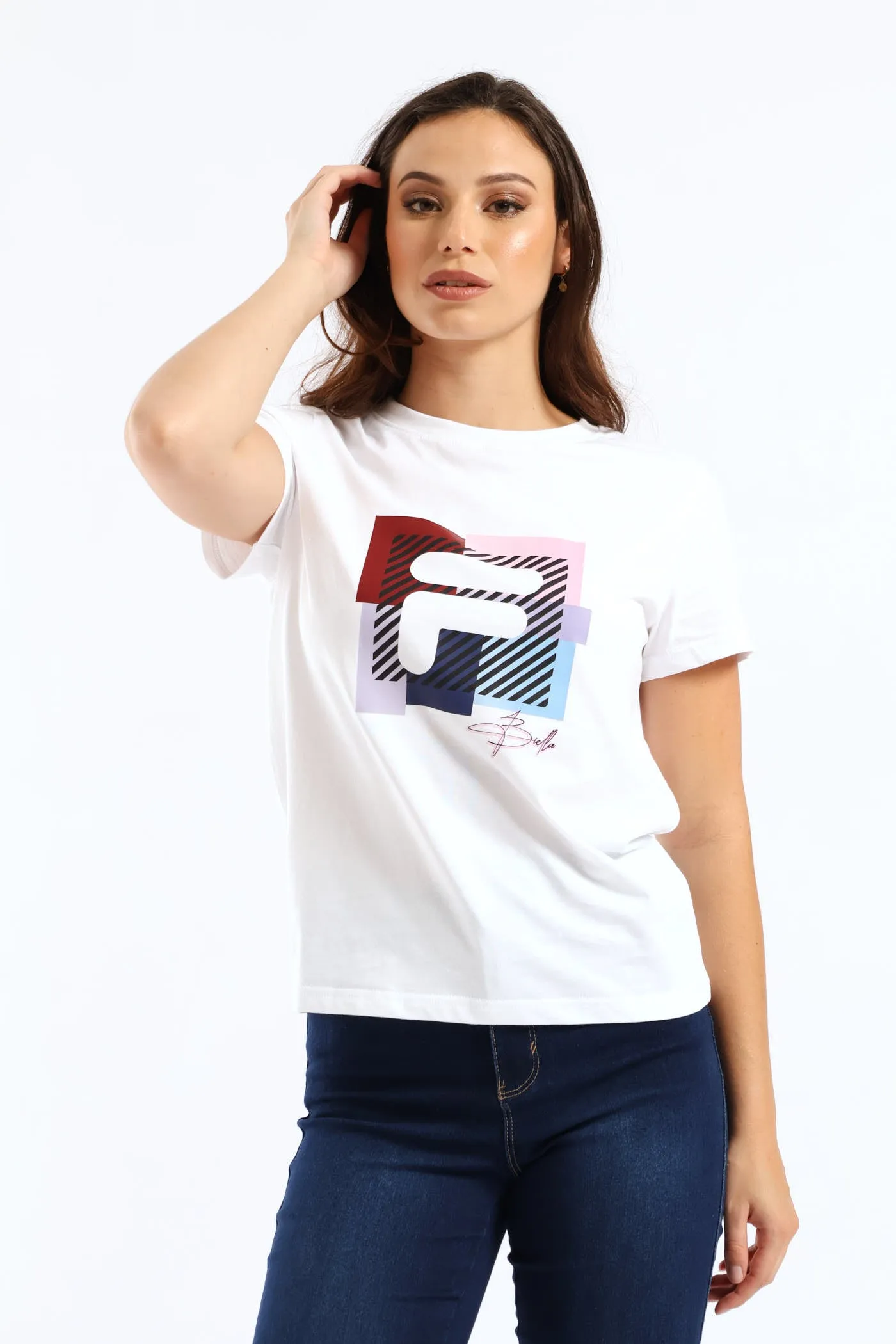 Aniston T-Shirt - White sold by Edgars