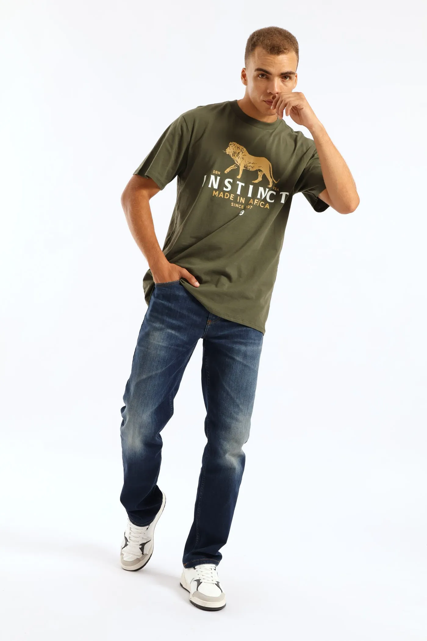 Made In Africa Tee - Fatigue sold by Edgars