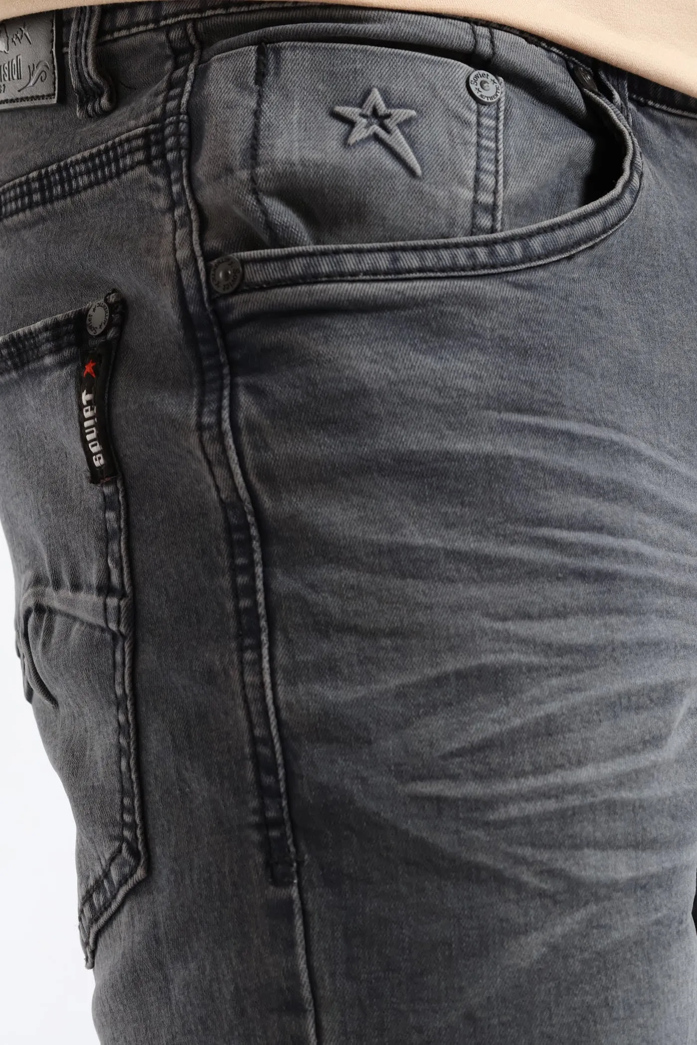 Soviet Terminator Slim Denim - Anthracite Grey sold by Edgars product image thumbnail 5