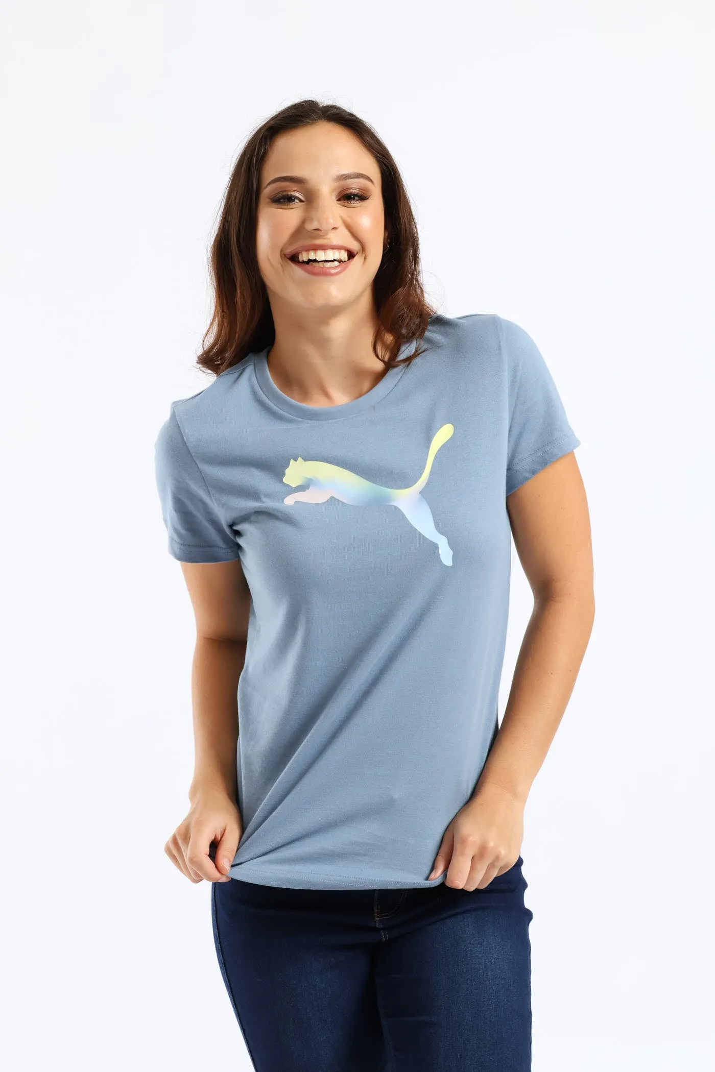 Graphic Gradient Tee - Blue sold by Edgars